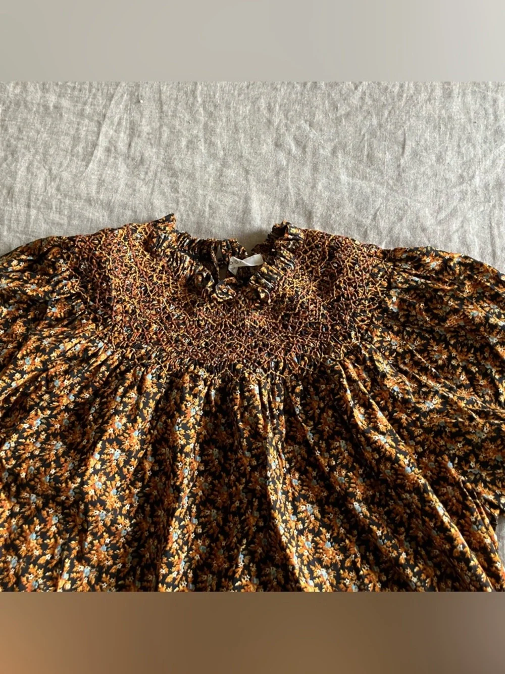 DÔEN Amoret Top in Noir Fleurs D'Avignon - Large - Picture 7 of 12